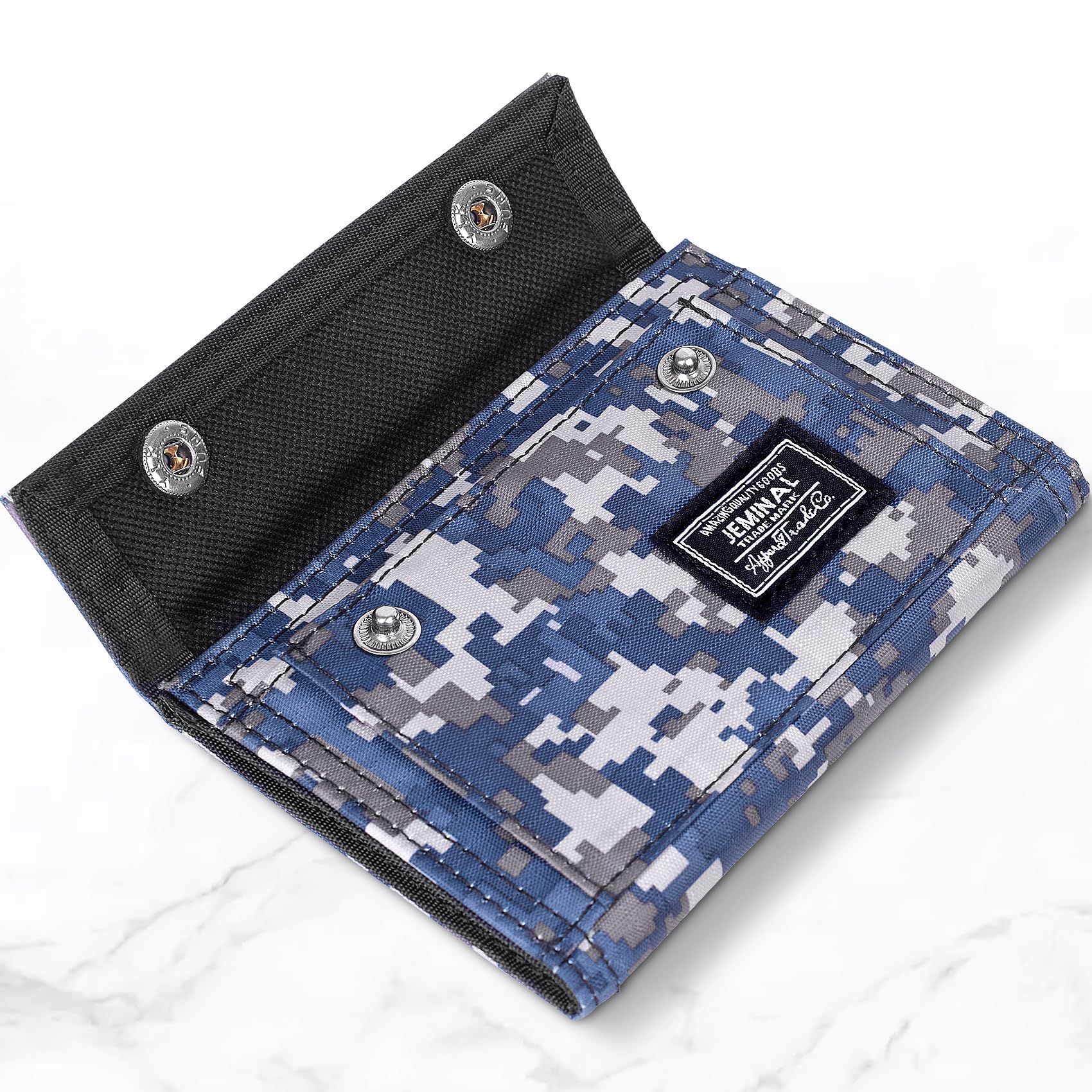 JEMINAL Men's Camo Printed Bifold Wallet Teens Boys Wallets for Kids