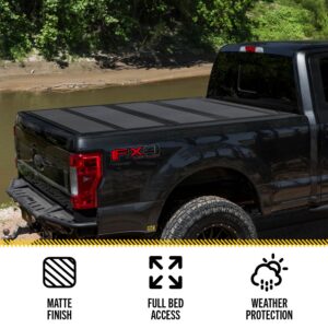 RealTruck BAK BAKFlip MX4 Hard Folding Truck Bed Tonneau Cover | 448330 | Fits 2017-2024 Ford F-250/350 Super Duty 6' 10" Bed (81.9")