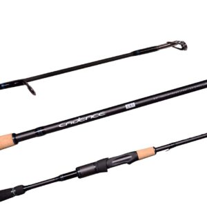 Cadence CR7 Spinning Rod, Fishing Rod with 40 Ton Carbon,Fuji Reel Seat,Durable Stainless Steel Guides with SiC Inserts,Full Assortment of Lengths, Actions for Spinning Reels