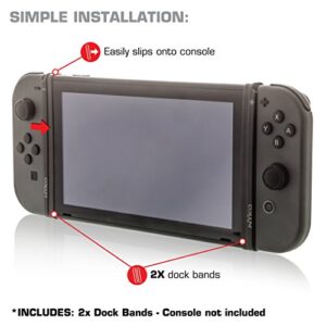 Nyko Dock Bands - Dockable screen scratch prevention bands for Nintendo Switch