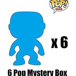 POP Funko Mystery 6 Pack w/ 1 Random Limited Edition Chase - Stylized Vinyl Figure Set New