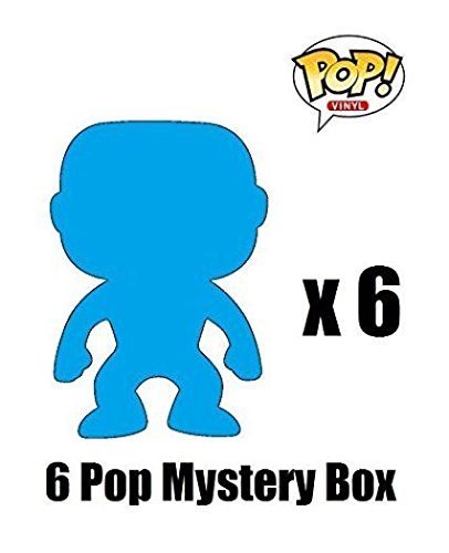 POP Funko Mystery 6 Pack w/ 1 Random Limited Edition Chase - Stylized Vinyl Figure Set New