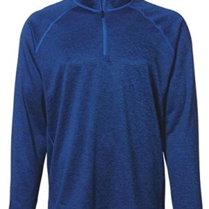 adidas Men's SpeedX Quarter Zip Long Sleeve Shirt (S, Collegiate Royal)