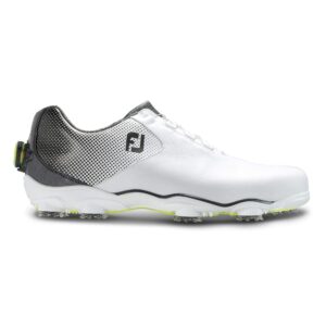 footjoy men's d.n.a. helix boa-previous season style golf shoes white 12 m black, us