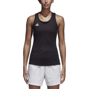 adidas core18 tank top black/white lg