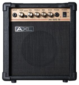 axl aa-g15-m guitar amplifier, 15w