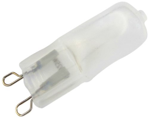 CTKcom T4 G9 50W Halogen Light Bulbs(10 Pack)- Frosted Halogen Bulbs G9 Bi-Pin Base 120Volt 50Watt Light Lamp Bulbs,10 Pack