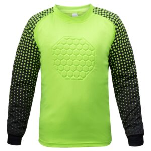 Soccer Goalie Shirt (Lime Green, Adult Small)