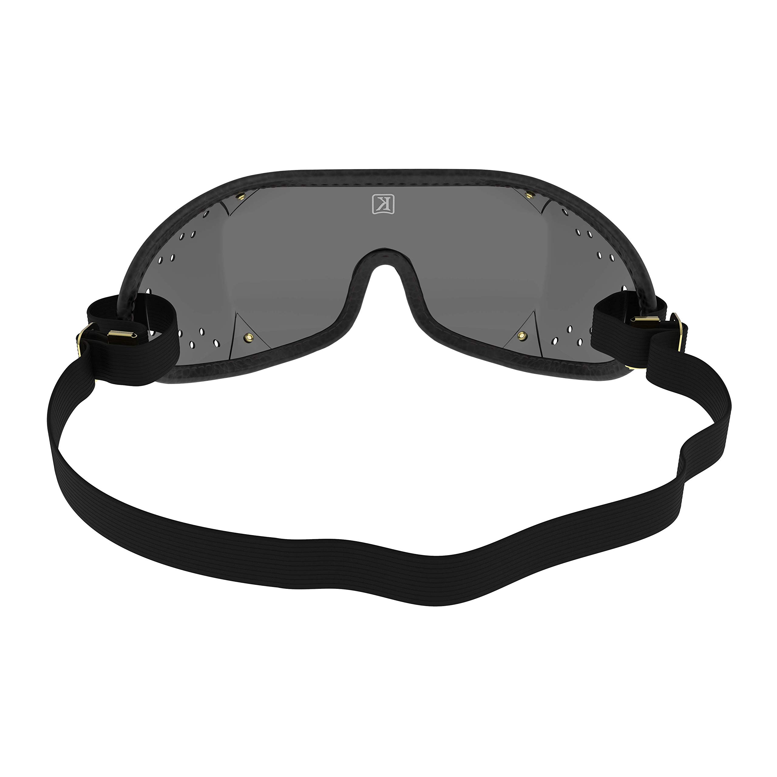 Kroop's Boogie Goggles - Lightweight Eye Protection for Active Lifestyles. Black/Tinted