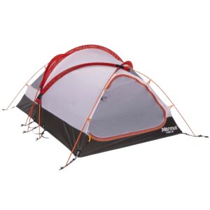 marmot thor 2-person tent | easy set-up, water-resistant, storm ready, blaze, 2 person