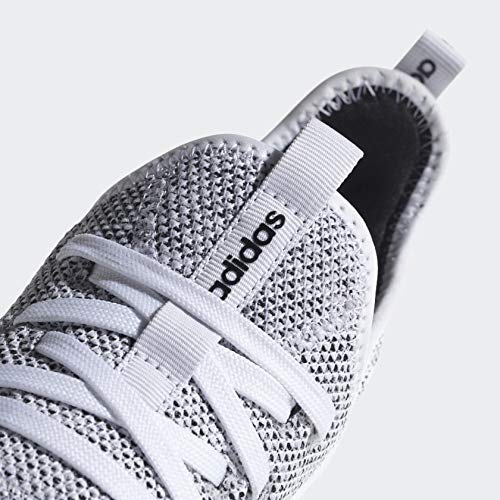 adidas Women's Cloud foam Pure Running Shoe, White/White/Black, 7.5 US