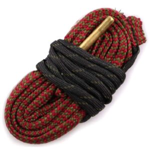 aimee_jl new bore cleaner .243 cal & 6mm cal gun barrel cleaning rope rifle/pistol/shotgun brass brush cleaning cord