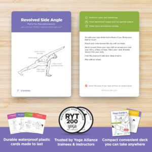 WorkoutLabs Yoga Cards II – Intermediate: Professional Visual Study, Class Sequencing & Practice Guide Vol.2 · Plastic Yoga Flash Cards/Yoga Deck with Sanskrit