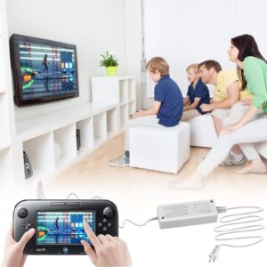 Wii U Gamepad Charger, WII-U Gamepad AC Adapter Charging Cable Cord for Nintendo Wii U Gamepad Controller