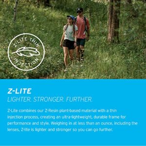 Zeal Optics Incline | Plant-Based Polarized Sunglasses for Men & Women - Matte Smoke/Polarized Horizon Blue Lens