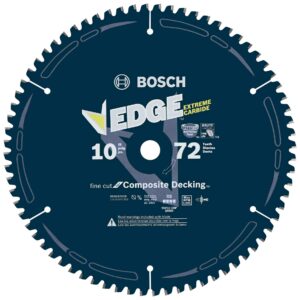 bosch dcb1072cd 10 in. 72 tooth edge circular saw blade for composite decking