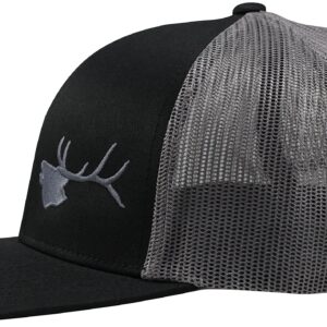 LINDO Trucker Hat - Bugling Elk (black/graphite)