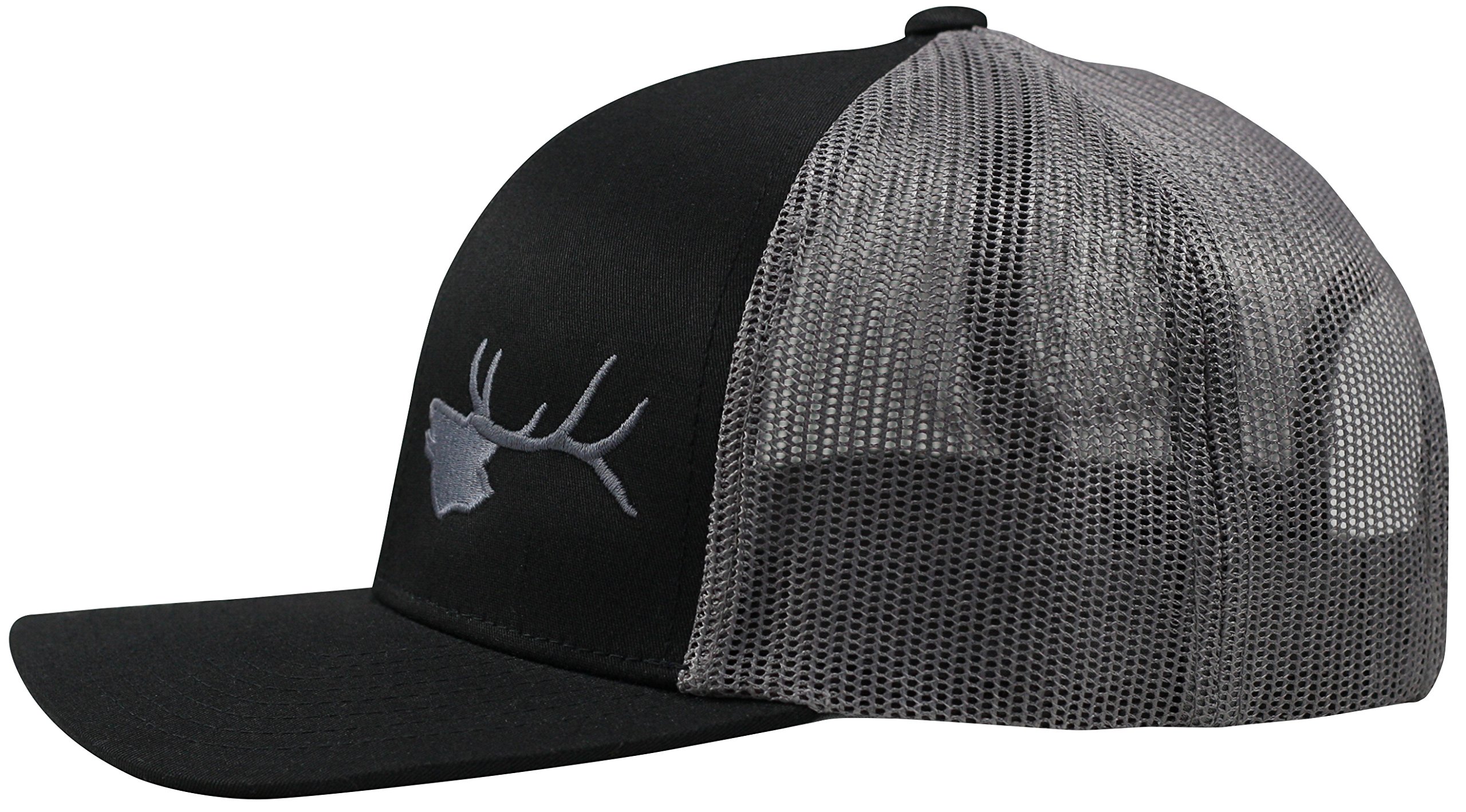 LINDO Trucker Hat - Bugling Elk (black/graphite)