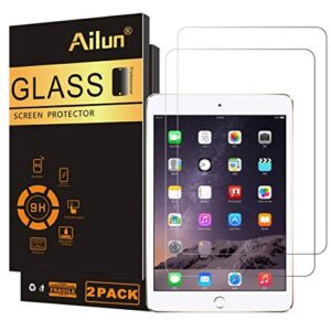 ailun screen protector for ipad (9.7-inch,2018/2017 model,6th/5th generation),ipad air 1,ipad air 2,ipad pro 9.7-inch 2016,tempered glass film,apple pencil compatible,case friendly