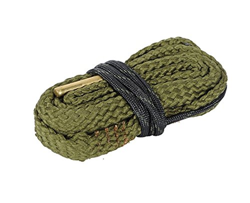 Aimee_JL New Bore Cleaner .38 Cal .357 Cal .380 Cal & 9mm Gun Barrel Cleaning Rope Rifle/Pistol/Shotgun Brass Brush Cleaning Cord