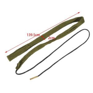 Aimee_JL New Bore Cleaner .38 Cal .357 Cal .380 Cal & 9mm Gun Barrel Cleaning Rope Rifle/Pistol/Shotgun Brass Brush Cleaning Cord