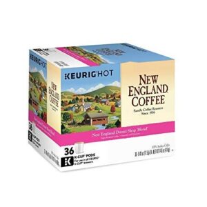 New England Coffee Single Serve K-Cup, New England Donut Shop, 36 Count