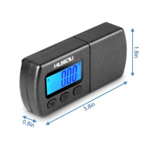 Hdiwousp Digital Turntable Stylus Force Scale Gauge 0.01g Blue LCD Backlight,Tracking Force Pressure Gauge/Scale for Tonearm Phono Cartridge