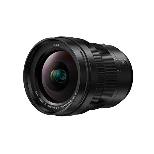 Panasonic LUMIX Professional 8-18mm Camera Lens, G LEICA DG VARIO-ELMARIT, F2.8-4.0 ASPH, Mirrorless Micro Four Thirds, H-E08018 (Black)