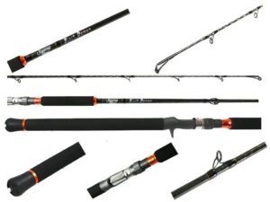 jigging world black demon bottom fish/black fish rod - bdc7.5m