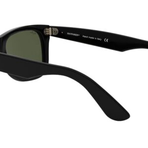 Ray-Ban Rb4340 Wayfarer Ease Square Sunglasses, Black/G-15 Green, 50 mm