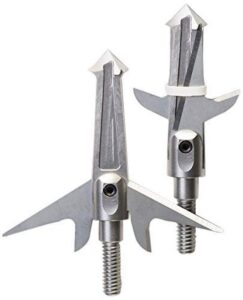 swhacker deep six 2 blade steel 125 gr. 2 in. 3 pk. silver