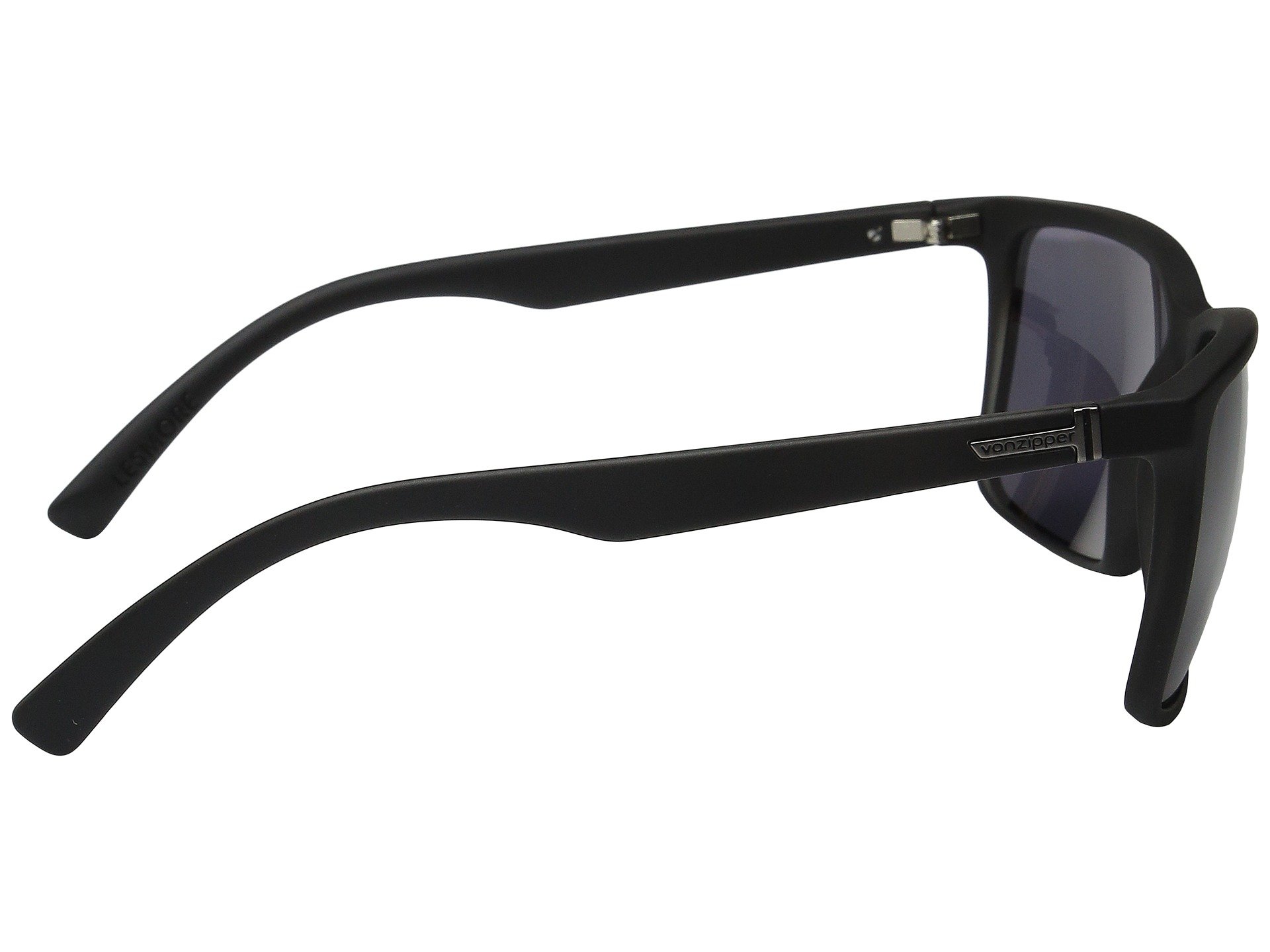 VonZipper Lesmore Sunglasses Matte Black with Wildlife Vintage Grey Polarized Lens