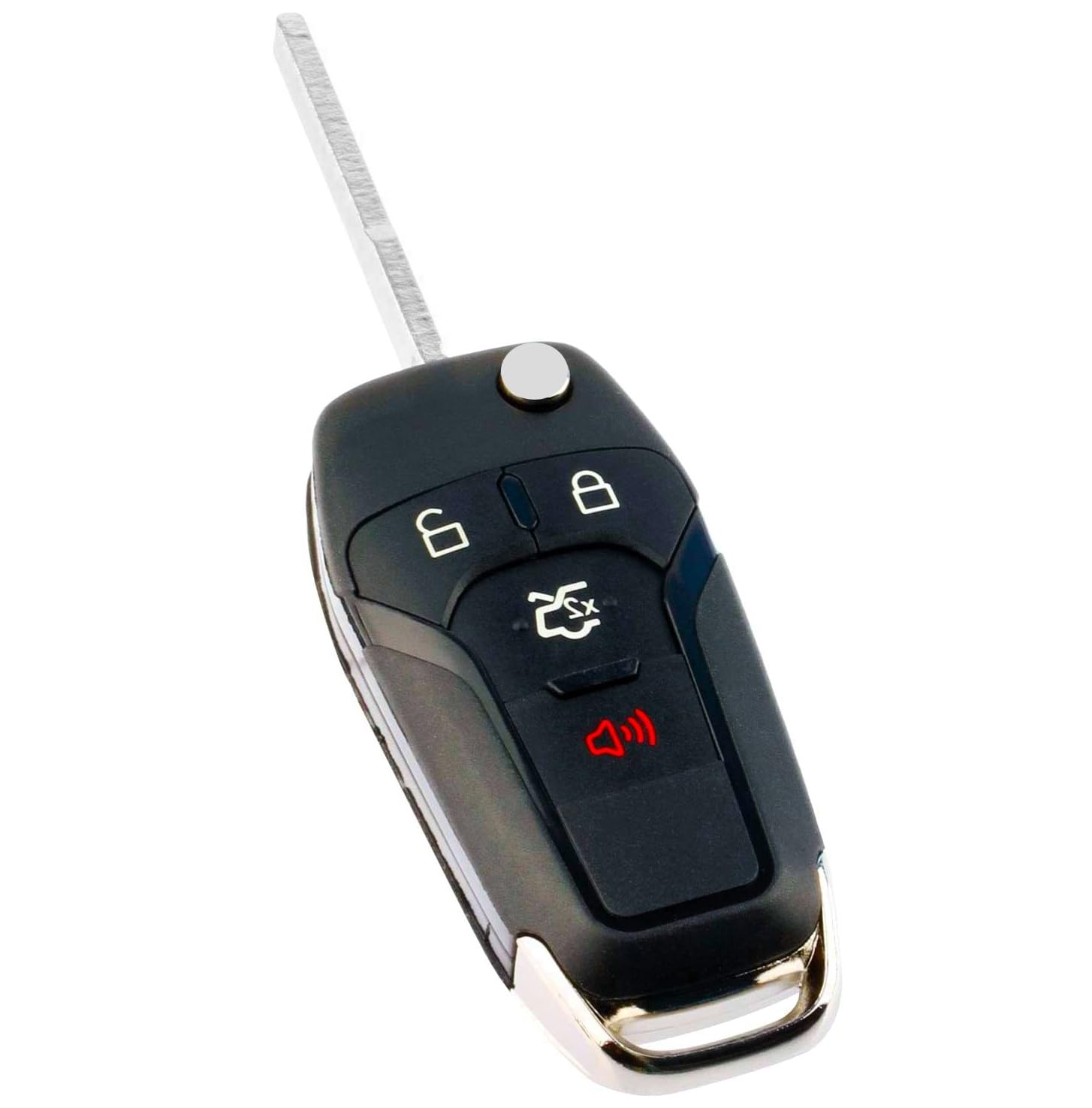 2013 to 2016 Ford Fusion Key Fob Cover：No Chip No Battery Fit for Ford Fusion Keyless Remote Case Replacement 2013 2014 2015 2016 | Just a Empty Shell | n5fa08taa 164r7986