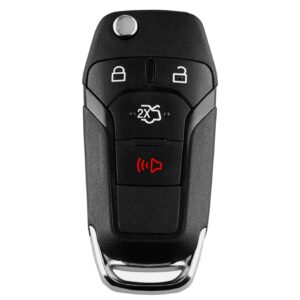 2013 to 2016 Ford Fusion Key Fob Cover：No Chip No Battery Fit for Ford Fusion Keyless Remote Case Replacement 2013 2014 2015 2016 | Just a Empty Shell | n5fa08taa 164r7986