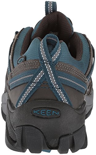 KEEN Men's Voyageur Low Height Breathable Hiking Shoes, Alcatraz/Legion Blue, 12