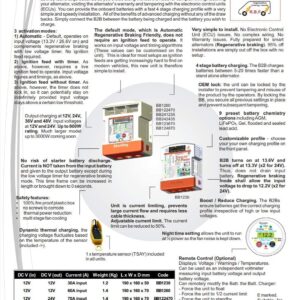 Sterling BB1260-12 Volt, 60 Amps - Pro Batt Ultra Battery to Battery Charger