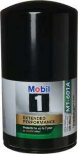 mobil 1 oil filter, extended performance, canister, screw-on, 8-1/8 in tall, 1-1/2-16 in thread, steel, black, ford fullsize truck 1995-2003, each