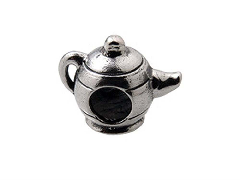 Zable Sterling Silver Teapot Bead/Charm