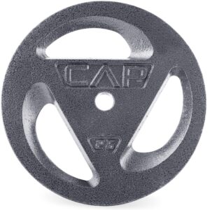 CAP Barbell Standard 1-Inch Grip Plates, Single, 25 Pound