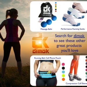 dimok Yoga Blocks and Strap Set - Foam Bricks 9x6x4 and 8FT Yoga Belt Metal D-Ring - High Density Premium Quality (with Resistance Bands)