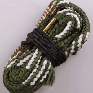 Aimee_JL New Bore Cleaner 20 GA Gauge Gun Barrel Cleaning Rope Rifle/Pistol/Shotgun Brass Brush Cleaning Cord