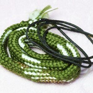 Aimee_JL New Bore Cleaner 20 GA Gauge Gun Barrel Cleaning Rope Rifle/Pistol/Shotgun Brass Brush Cleaning Cord