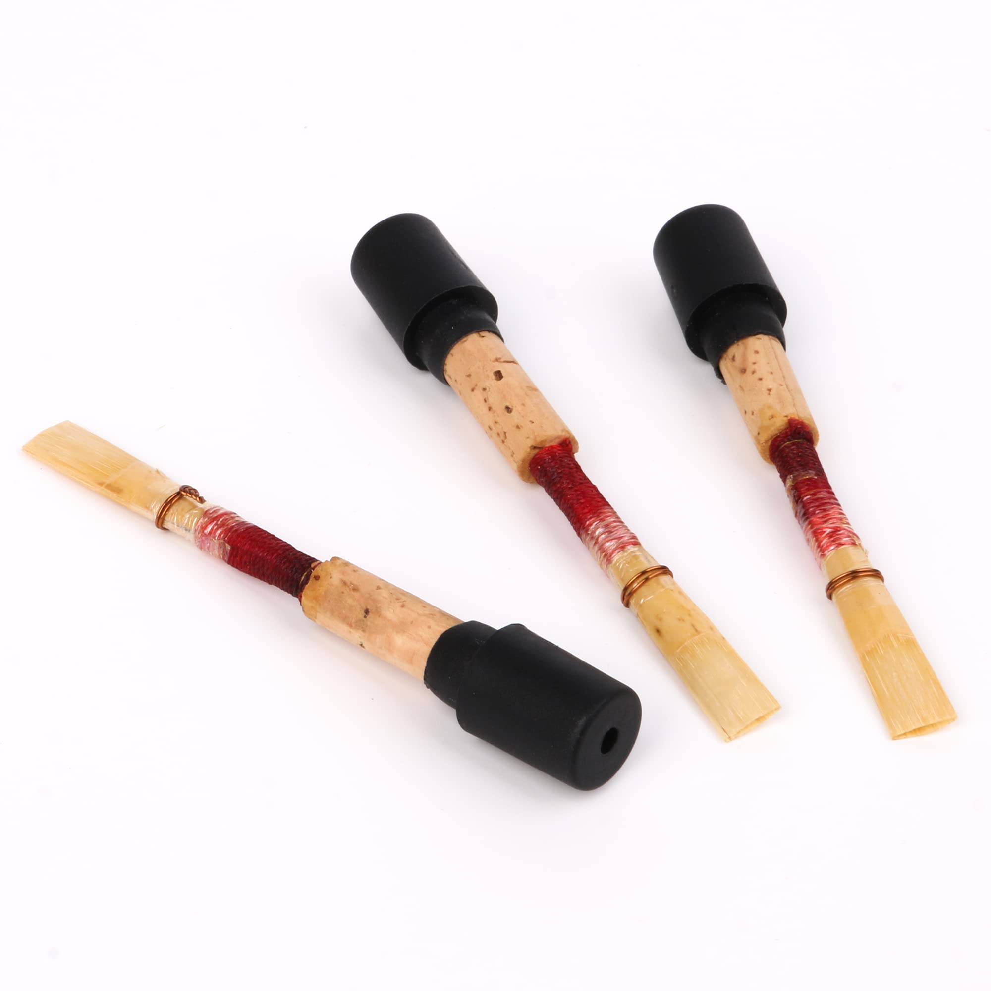 BQLZR Bamboo Oboe Reeds German Style Handmade Oboe Soft Woodwind Instruments Accessories Multicolor Pack of 5