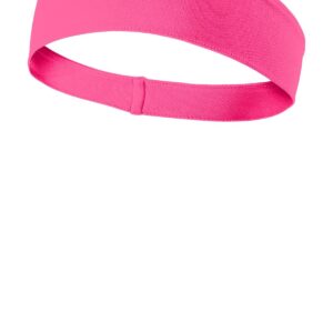 Sport-Tek PosiCharge Competitor Headband OSFA Neon Pink