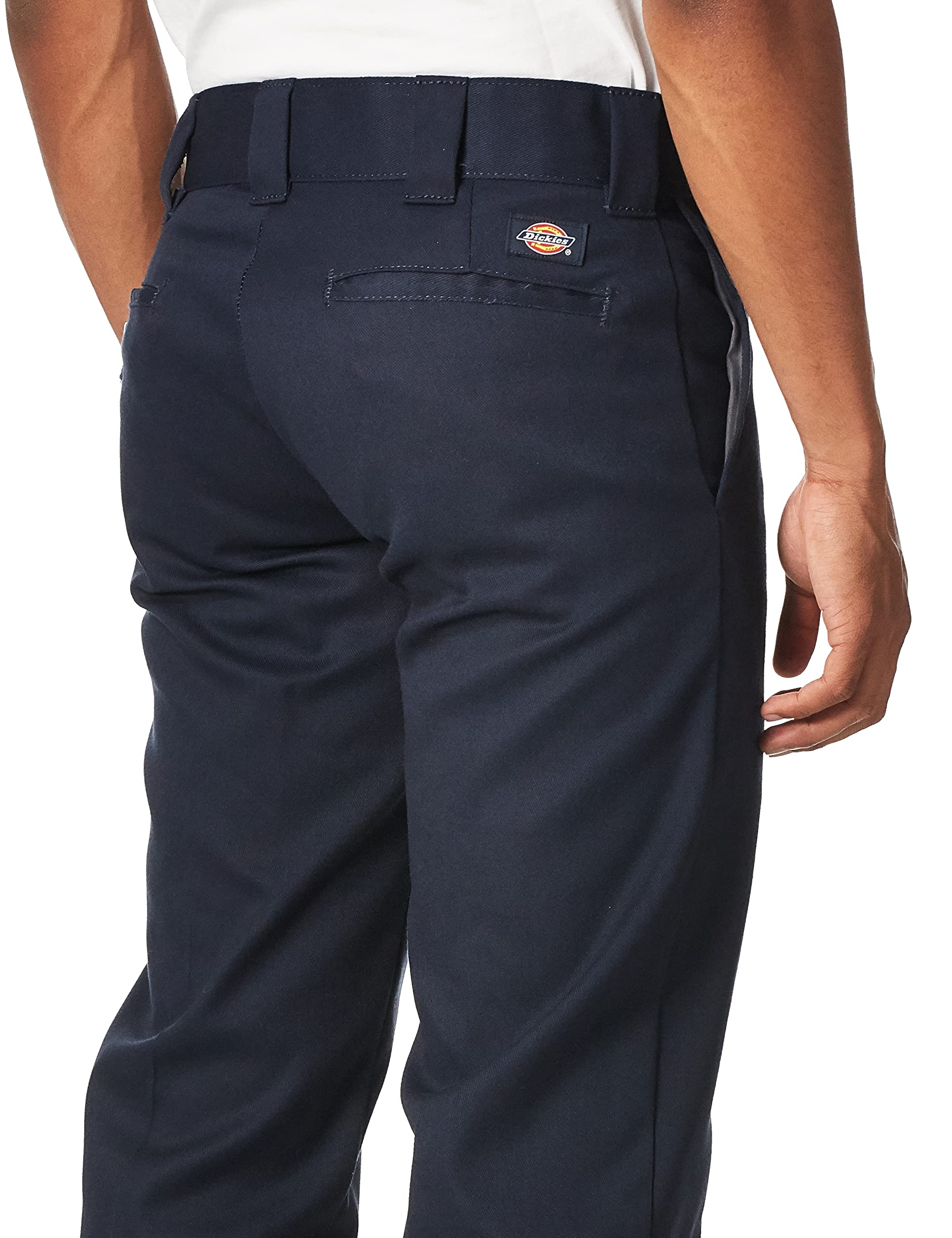 Dickies mens Flex Work Slim Straight Fit Pants, Dark Navy, 30W x 34L US