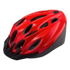 aerius heron cycling helmet - fs-109 (red - l/xl)