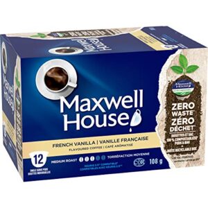 Maxwell House, French Vanilla Coffee, Keurig K-Cup Pods, 12 Pods, {Imported from Canada}