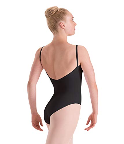 Motionwear Classic Camisole Leotard, Black, Small Adult