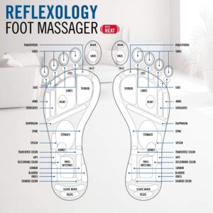 Daiwa Felicity Foot Massager Machine - Shiatsu Foot Massager with Heat and Kneading Motion Helps Relax and Rejuvenate Sore Feet - Can Relieve Pain Associated with Plantar Fasciitis and Neuropathy