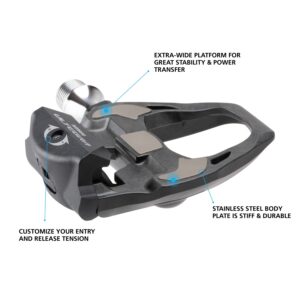 Shimano Cycling Pdr8000 Road Bike Pedal, Black, 9 16 quot UK